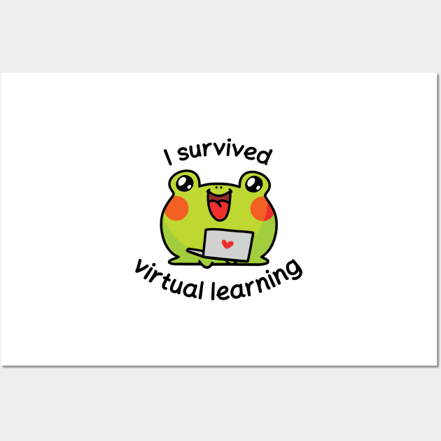 I survived virtual learning Wall Art by Nikamii